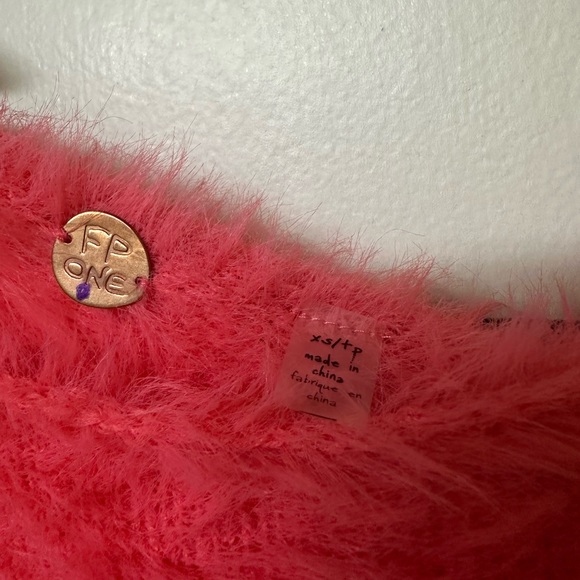 Free people pink crilla soft pullover sweater - Picture 6 of 6